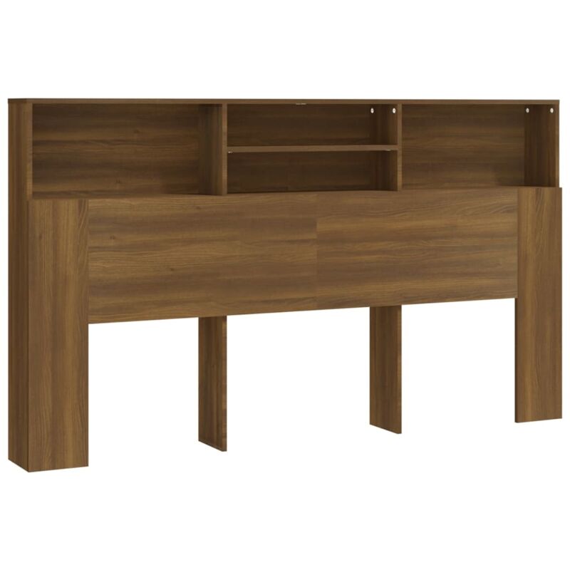 Mueble cabecero color marrón roble 180x19x103,5 cm vidaXL