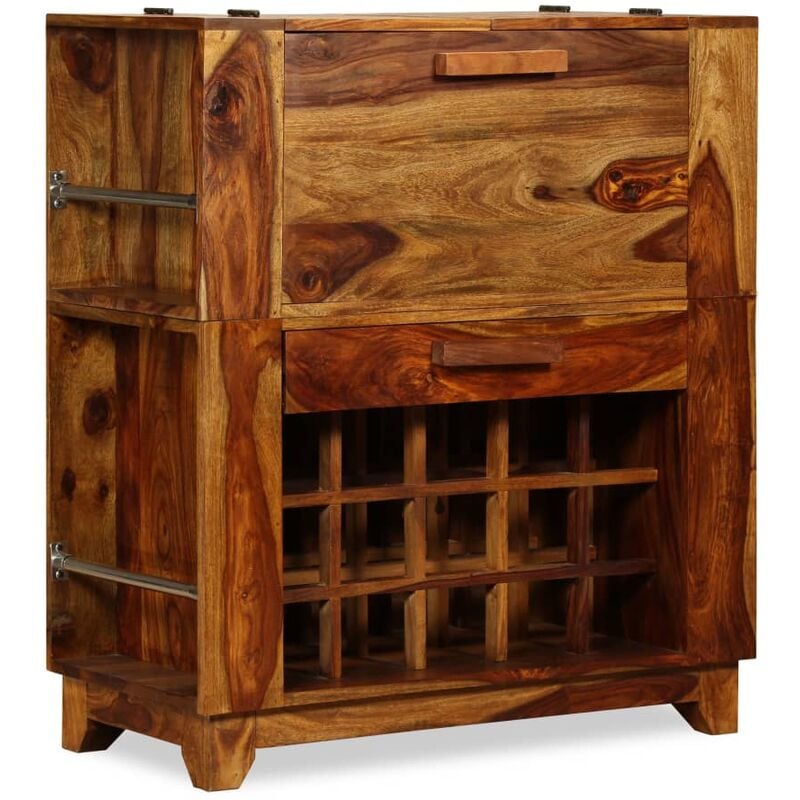 Mueble bar de madera de sheesham maciza 85x40x95 cm vidaXL