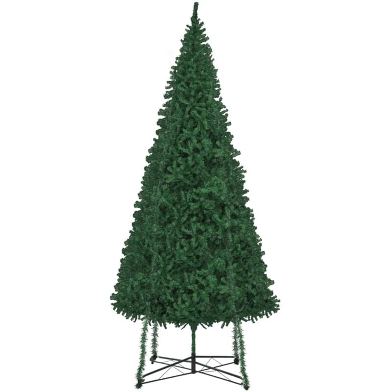 Árbol de Navidad artificial con soporte verde 500 cm vidaXL