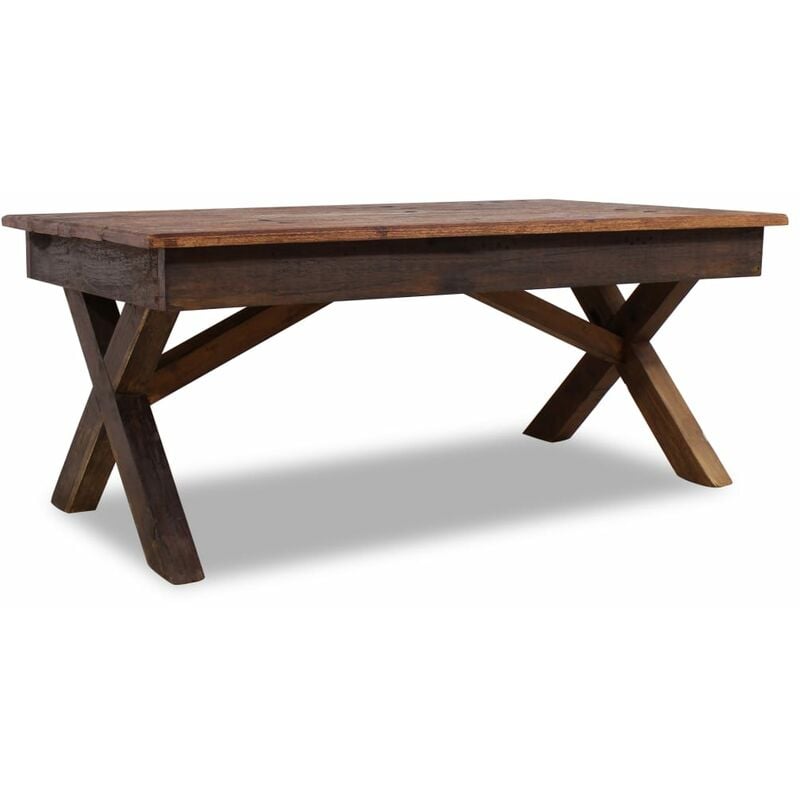 Mesa de centro de madera reciclada 110x60x45 cm vidaXL