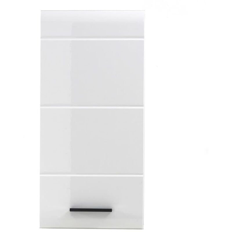 Trendteam Smart Living armario de baño suspendido para colgar skin gloss 30 x 77 23 cm en blanco
