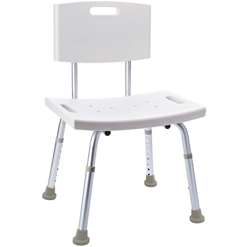 Taburete de baño blanco 150 kg A00602101 RIDDER