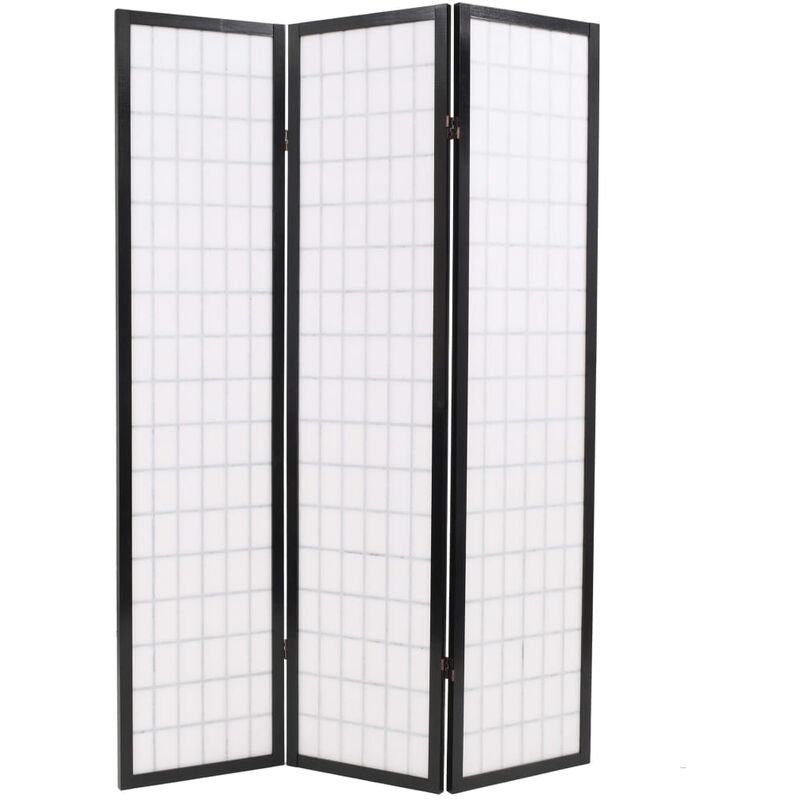 vidaXL Biombo Plegable 4 Paneles Estilo Japonés 160x170cm Natural Decoración