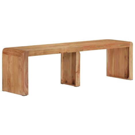 Banco de madera maciza de acacia 160x38x45 cm vidaXL