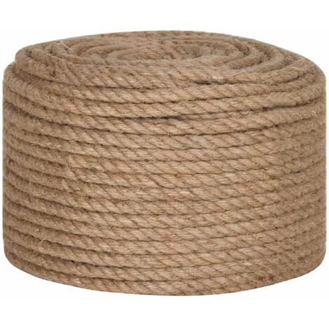 Cuerda de yute 50 m de longitud y 14 mm de grosor vidaXL