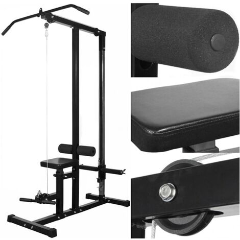 L con Performance Pack Banco de pesas plegable y estante de prensa de banco  de ejercicios, bancos de fitness, banco de gimnasio para el hogar, banco