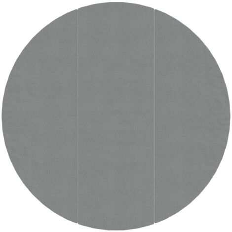 Tapiz de suelo piscina geotextil de poliéster gris claro Ø396cm vidaXL