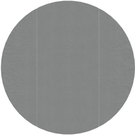 Tapiz de suelo piscina geotextil de poliéster gris claro Ø306cm vidaXL