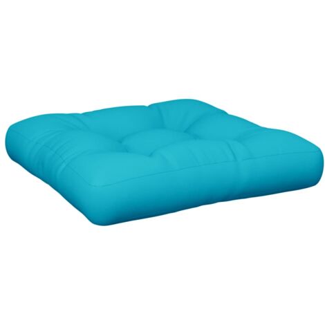 Cojín para palés tela Oxford turquesa 58x58x10 cm vidaXL (1/5)
