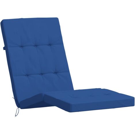 Cojines para tumbona 2 uds tela Oxford azul klein vidaXL