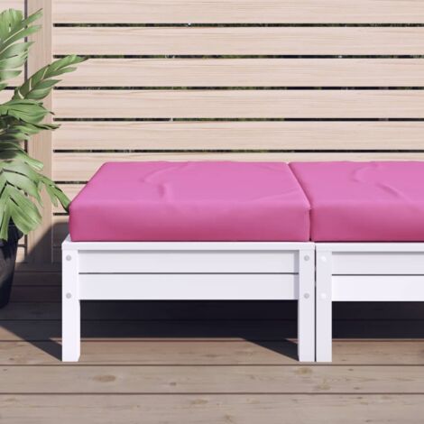 Furniture Limited - Cojín para palés tela Oxford rosa 60x60x8 cm