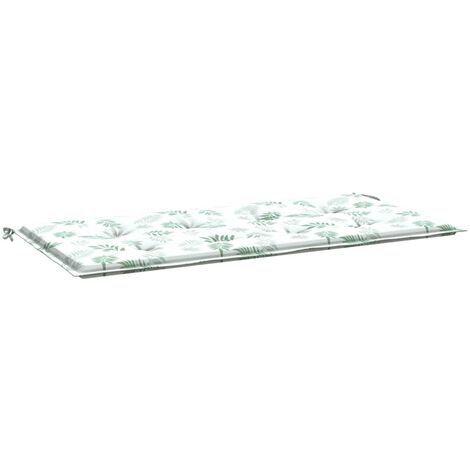 Cojín De Banco De Jardín Tela Oxford Azul 120x50x3 Cm Vidaxl Con
