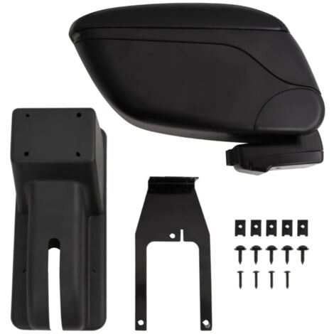 Reposabrazos para coche ABS negro 12x29x(32-46) cm vidaXL