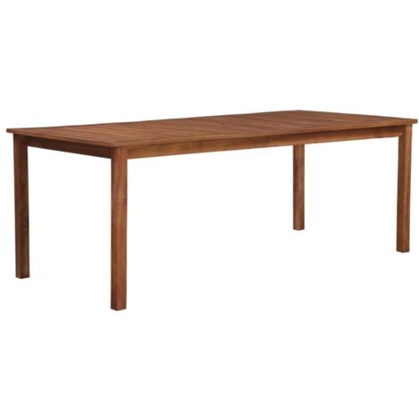 Mesa de jardín madera maciza de acacia 200x100x74 cm vidaXL