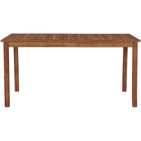 Mesa de jardín madera maciza de acacia 150x90x74 cm vidaXL