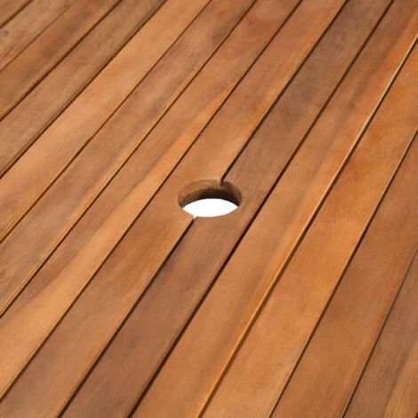 Mesa de jardín madera maciza de acacia 150x90x74 cm vidaXL