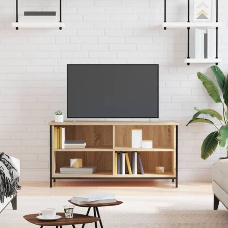 Mueble para TV madera contrachapada roble Sonoma 100x40x50 cm vidaXL (1/5)
