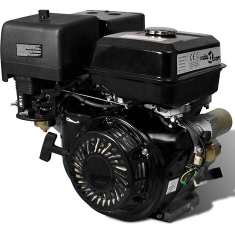 Motor de gasolina 15 HP 11 kW negro vidaXL
