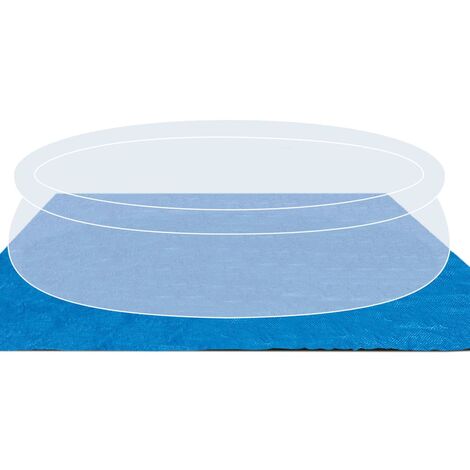 Intex Tela protectora de suelo para piscina cuadrado 472x472 cm 28048 - Azul