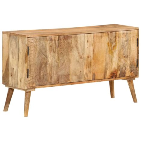 Aparador de madera maciza de mango 110x30x60 cm vidaXL