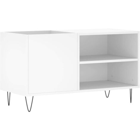Mueble para discos madera de ingeniería blanco 85x38x48 cm vidaXL