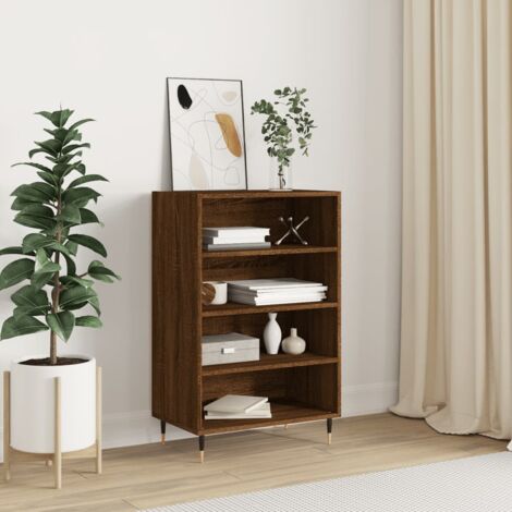 Aparador alto madera de ingeniería marrón roble 57x35x90 cm vidaXL (1/5)