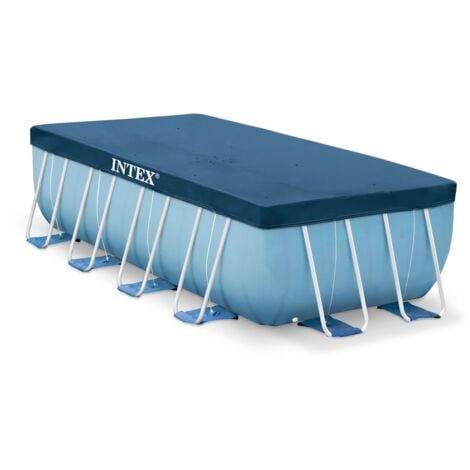 Cubierta de piscina rectangular 390x180 cm 28037 INTEX
