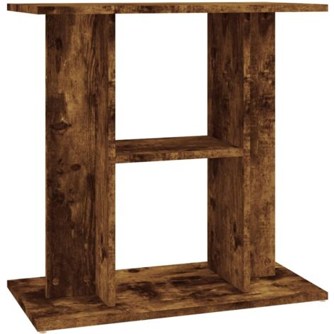 Soporte para acuario de roble ahumado 60x30x60 cm de madera de ingeniería vidaXL