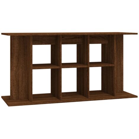 Soporte de acuario madera ingeniería roble marrón 120x40x60 cm vidaXL