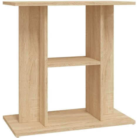 Soporte para acuario madera ingeniería roble Sonoma 60x30x60 cm vidaXL