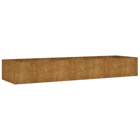Jardinera acero corten 280x80x40 cm vidaXL