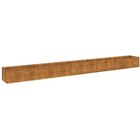 Jardinera elevada 482x50x36 cm acero corten vidaXL