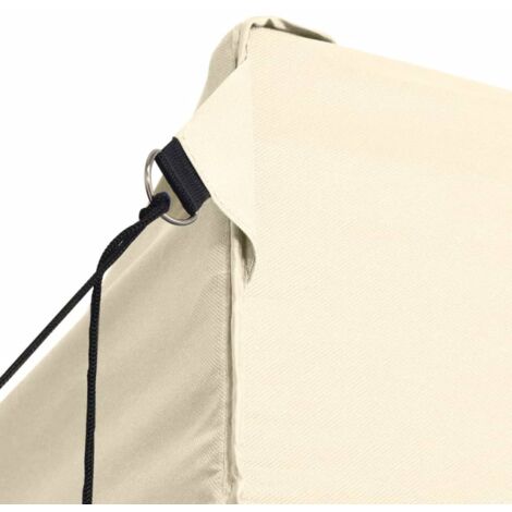 Carpa pleglable con 3 paredes crema 3x4,5 m vidaXL