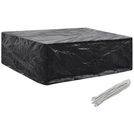 Cubierta para muebles de jardín 8 ojales 250x210x90 cm vidaXL