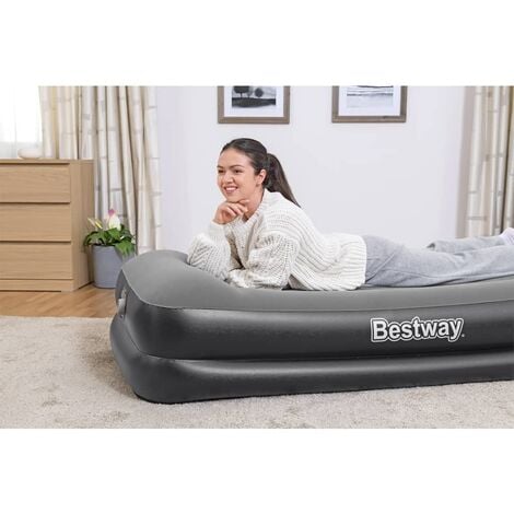 COLCHON HINCHABLE INDIVIDUAL con hinchador de pie Bestway