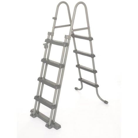 Bestway Escalera de seguridad para piscina 4 peldaños Flowclear 122 cm vidaXL (1/5)