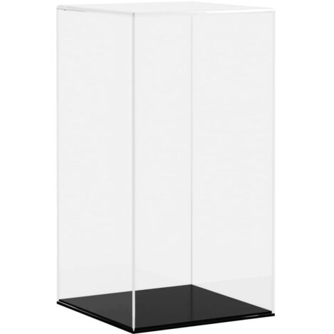 Caja de exposición acrílico transparente 20x20x38 cm vidaXL