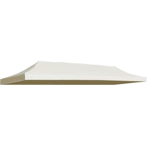 Techo de carpa para celebraciones 3x6 m crema vidaXL