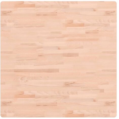 Tablero de mesa cuadrado de madera maciza de haya 90x90x1,5 cm vidaXL (1/5)