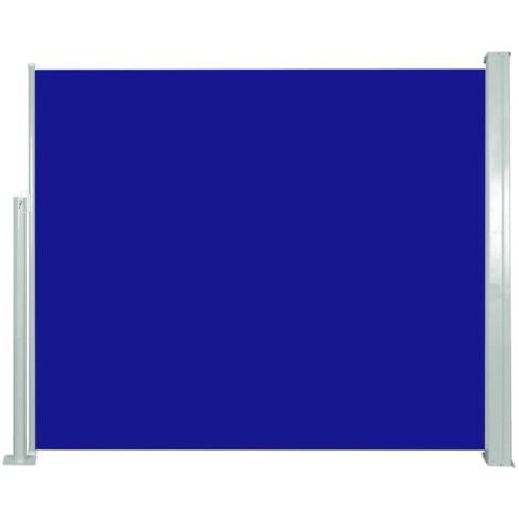 Toldo lateral retráctil 120x300 cm azul vidaXL