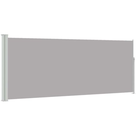 Toldo lateral retráctil 120x300 cm gris vidaXL