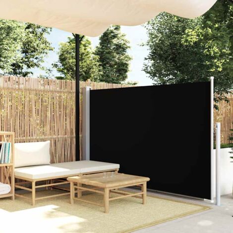 Toldo lateral retráctil 140x300 cm negro vidaXL