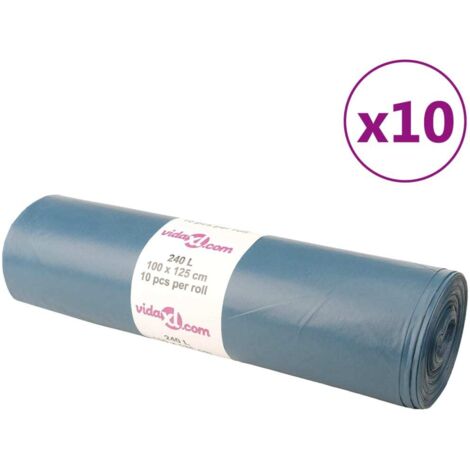Bolsas de basura azules 100 unidades 240 l vidaXL (1/5)