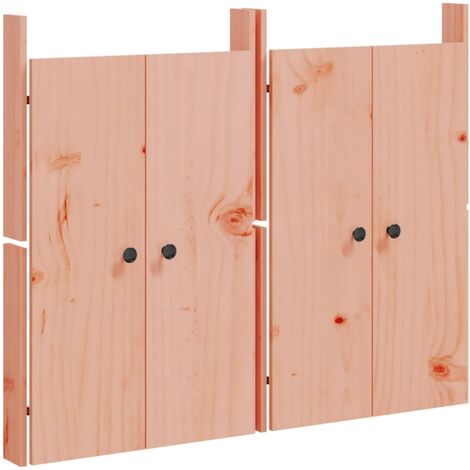 Puertas cocina exterior 2 uds madera maciza Douglas 50x9x82 cm vidaXL