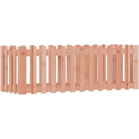 Arriate elevado jardín valla madera maciza Douglas 150x50x50 cm vidaXL