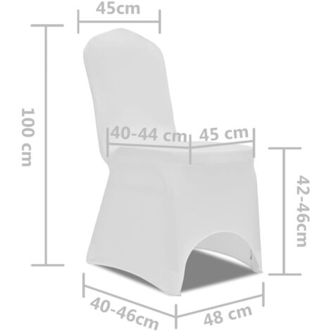 Funda de silla elástica 50 unidades vidaXL