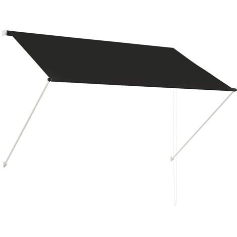 Toldo retráctil 200x150 cm gris antracita vidaXL