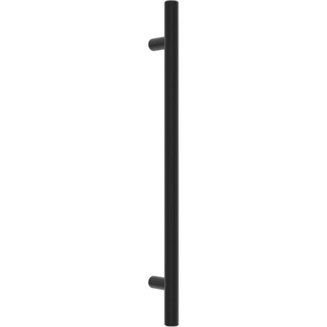 Tiradores para armarios 10 uds acero inoxidable negro 192 mm vidaXL (1/5)