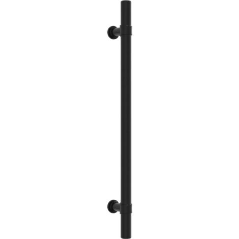 Tiradores para armarios 20 uds acero inoxidable negro 192 mm vidaXL