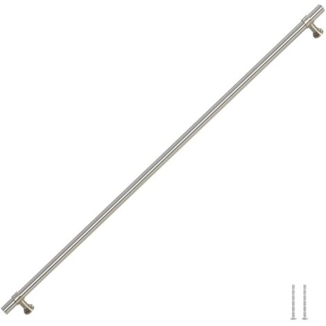 Tiradores para armarios 5 uds acero inoxidable plateado 480 mm vidaXL